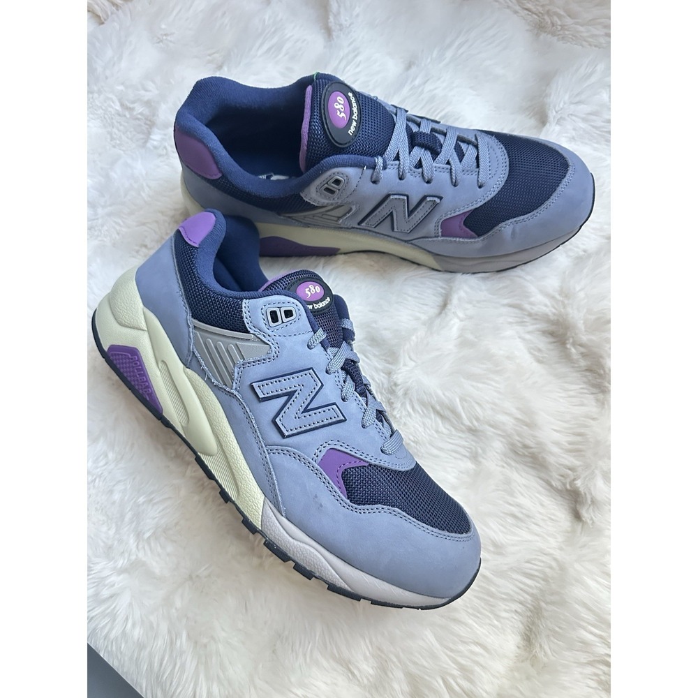 NIB DS New Balance 580 Arctic Grey Dusted Grape MT580VB2 Mens Shoes Size 11